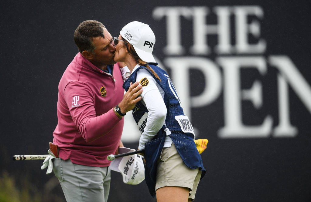 Lee Westwood and Helen Storey